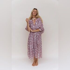 Daughters of India Kyra Midi Dress - Musk - Size XL